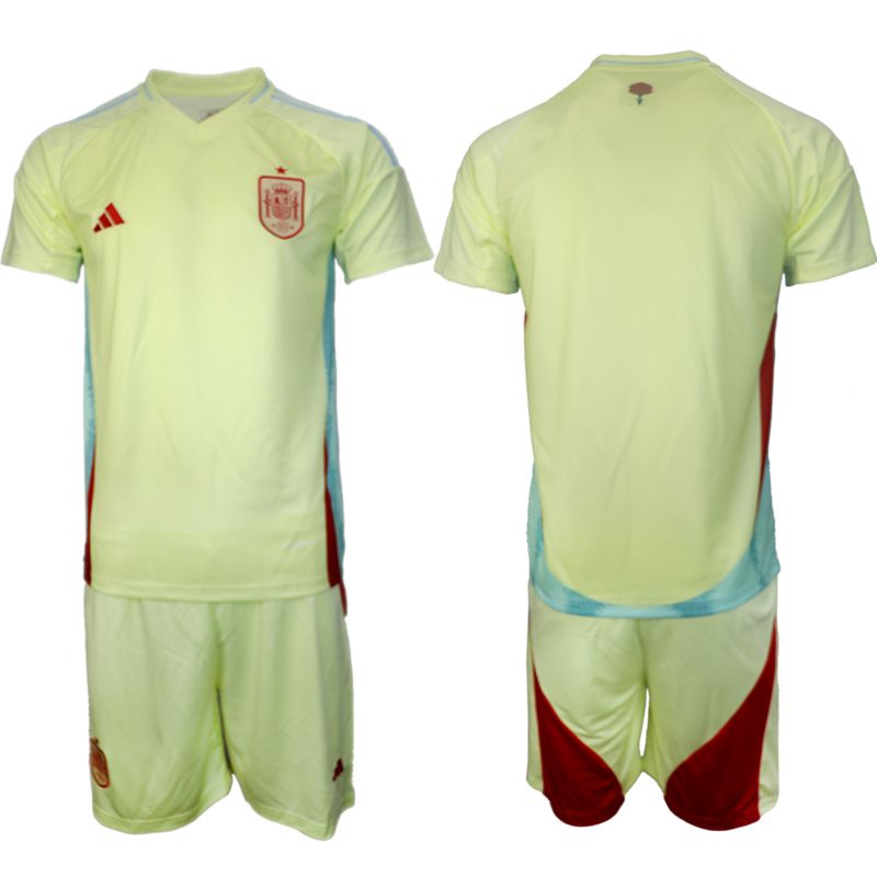 Men 2024-2025 Season Spain away green blank Soccer Jersey->->Soccer Country Jersey
